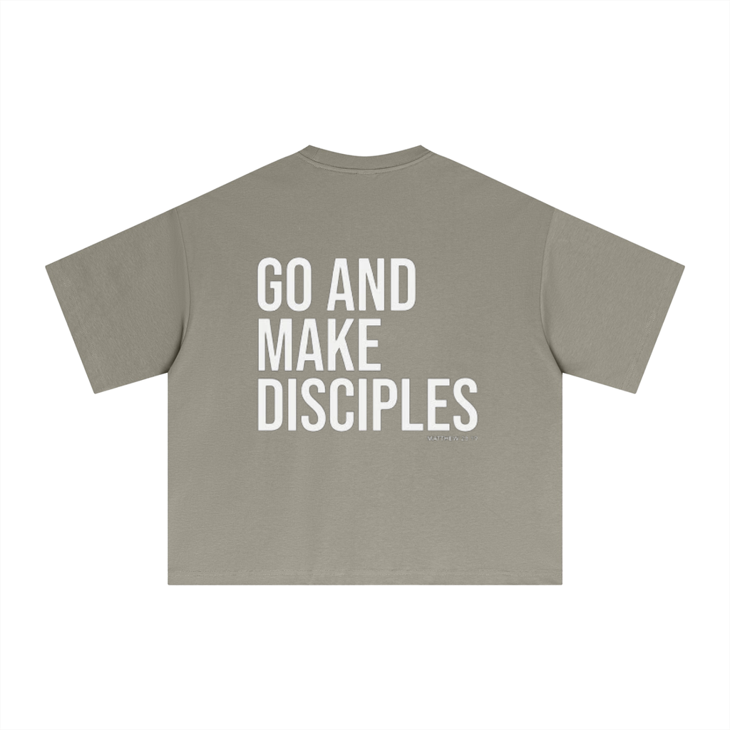 Jesus & Co. "Go And Make Disciples" Essential Sorona Boxy T-Shirt
